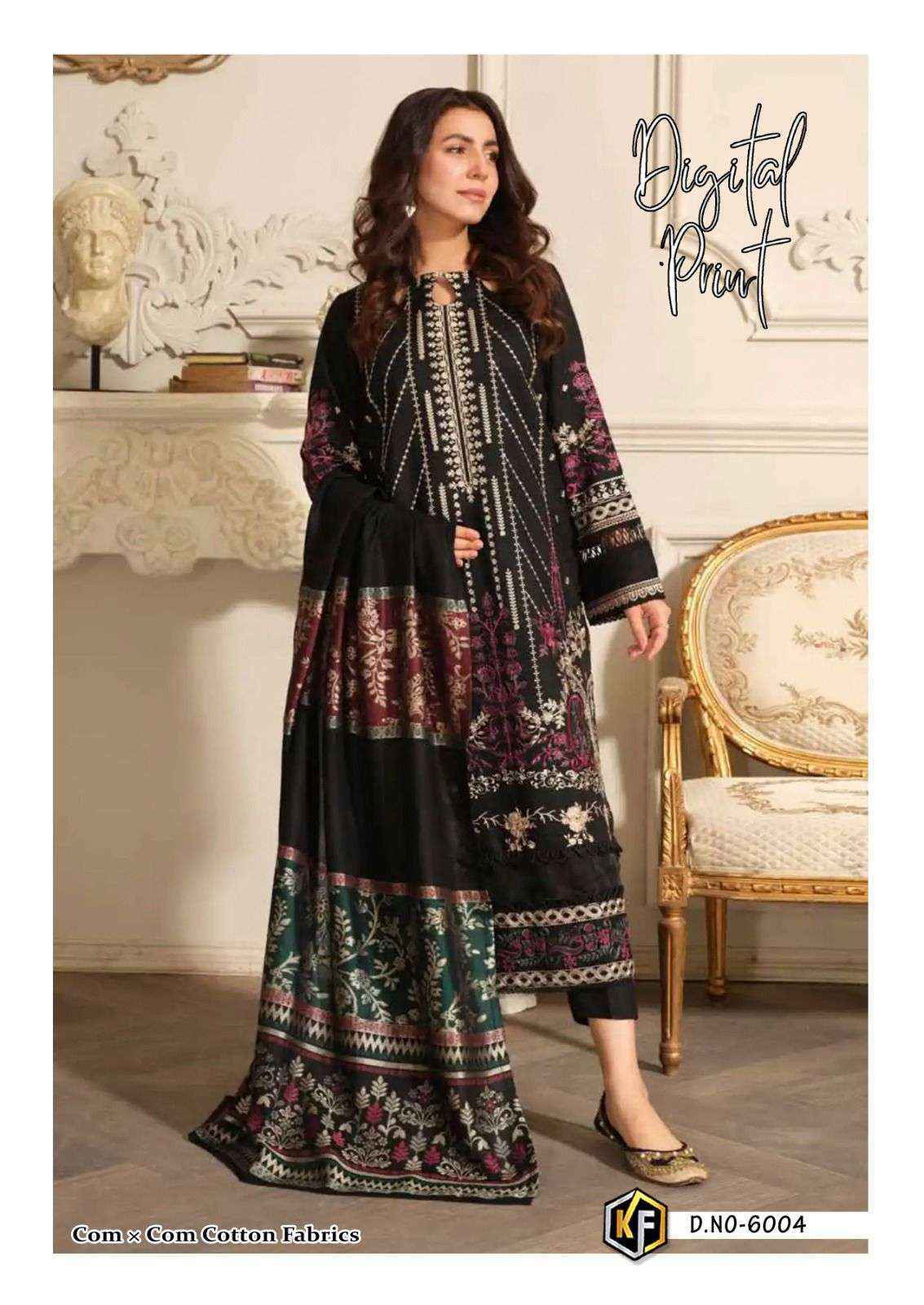 Keval Fab Soha Nazir Luxury Vol-6 Cotton Dress Material (6 pcs Catalogue)