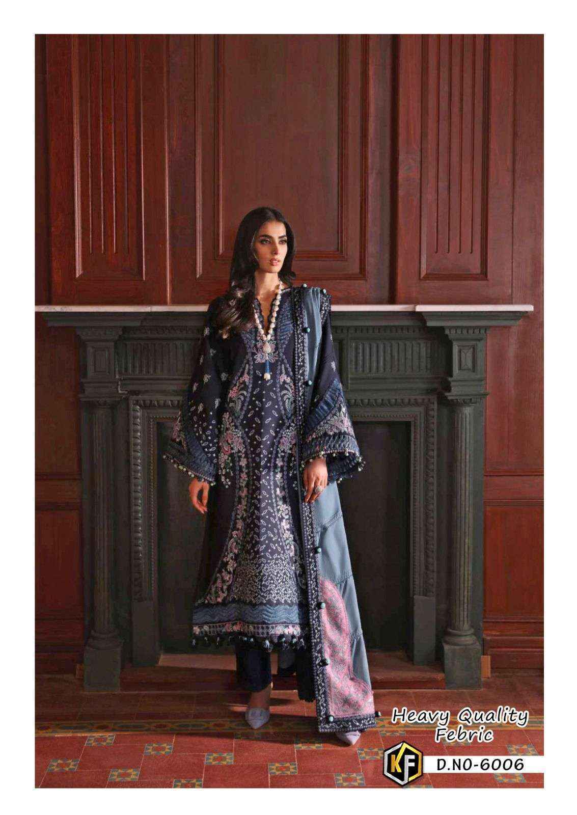 Keval Fab Soha Nazir Luxury Vol-6 Cotton Dress Material (6 pcs Catalogue)