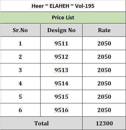 Kimora Heer Elaheh Pashmina Dress Material 6 pcs Catalogue
