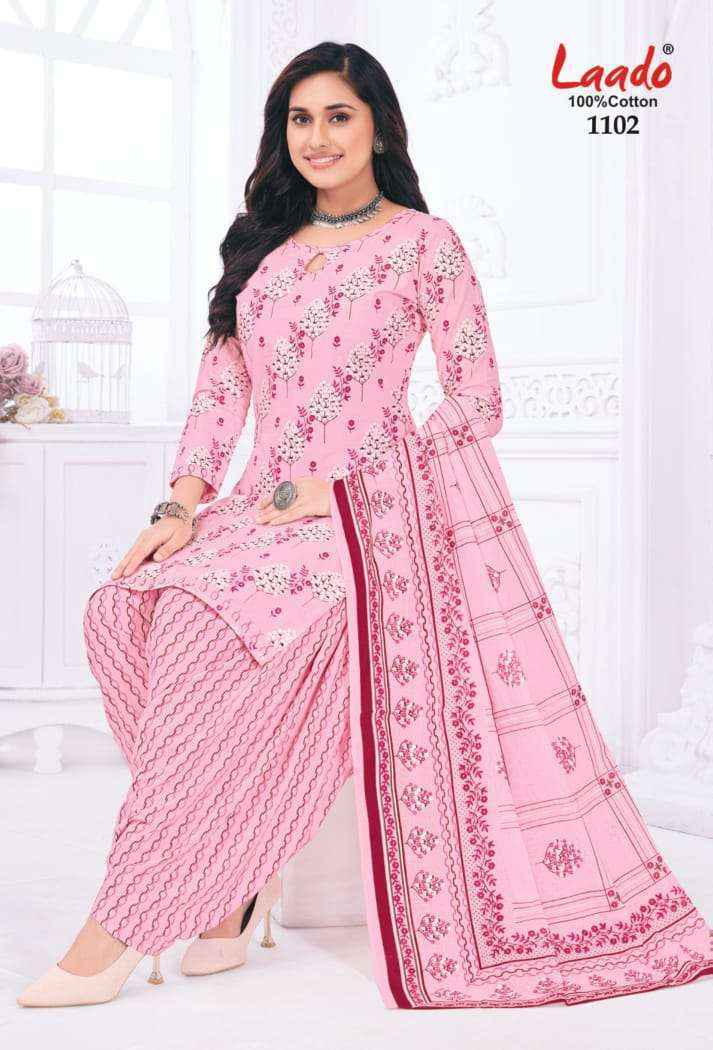 Laado Nadiya Patiyala Vol-11 Cotton Dress Material (12 pcs Catalogue)