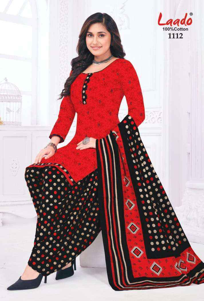 Laado Nadiya Patiyala Vol-11 Cotton Dress Material (12 pcs Catalogue)