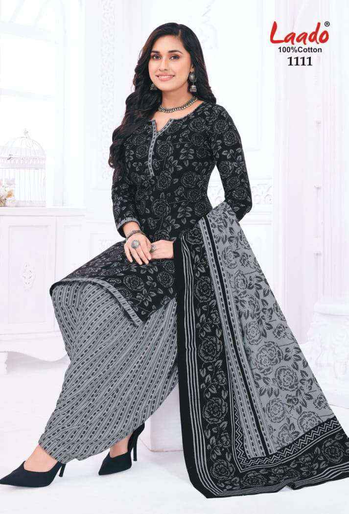 Laado Nadiya Patiyala Vol-11 Cotton Dress Material (12 pcs Catalogue)