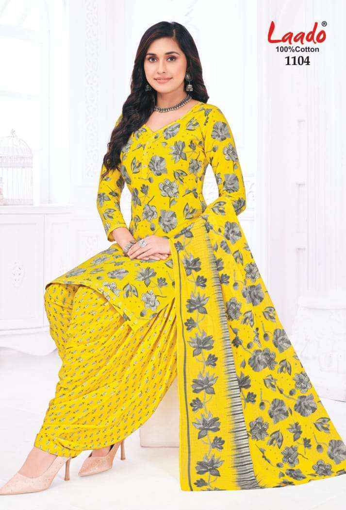 Laado Nadiya Patiyala Vol-11 Cotton Dress Material (12 pcs Catalogue)