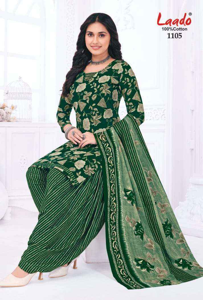 Laado Nadiya Patiyala Vol-11 Cotton Dress Material (12 pcs Catalogue)