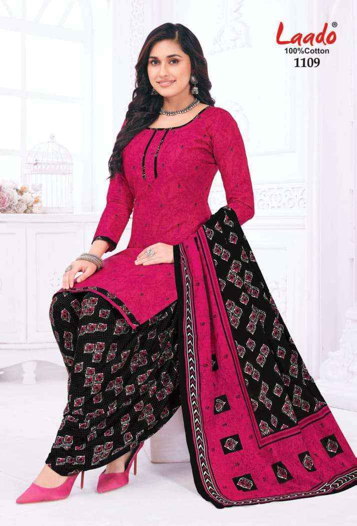 Laado Nadiya Patiyala Vol-11 Cotton Dress Material (12 pcs Catalogue)