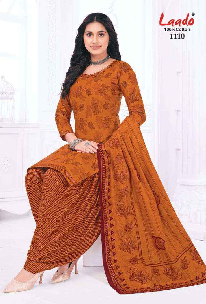 Laado Nadiya Patiyala Vol-11 Cotton Dress Material (12 pcs Catalogue)