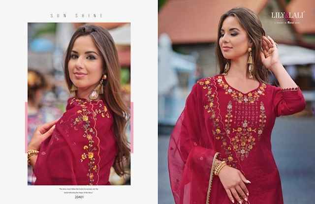 Lady Leela Miraan Vol 2 Organza Kurti Combo 6 pcs Catalogue