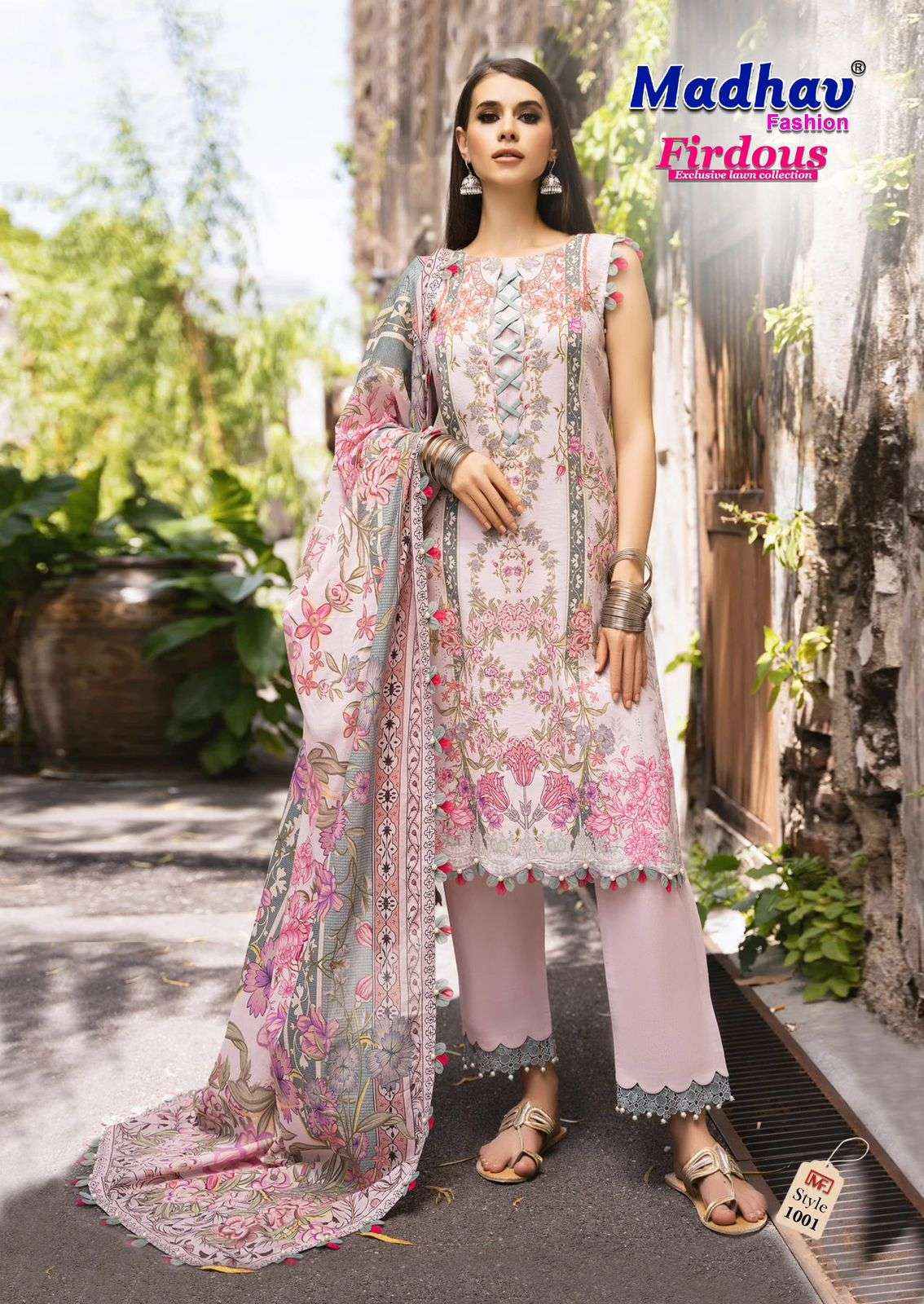 Madhav Fashion Firdous Vol-1 Cotton Dress Material (6 pcs Catalogue)