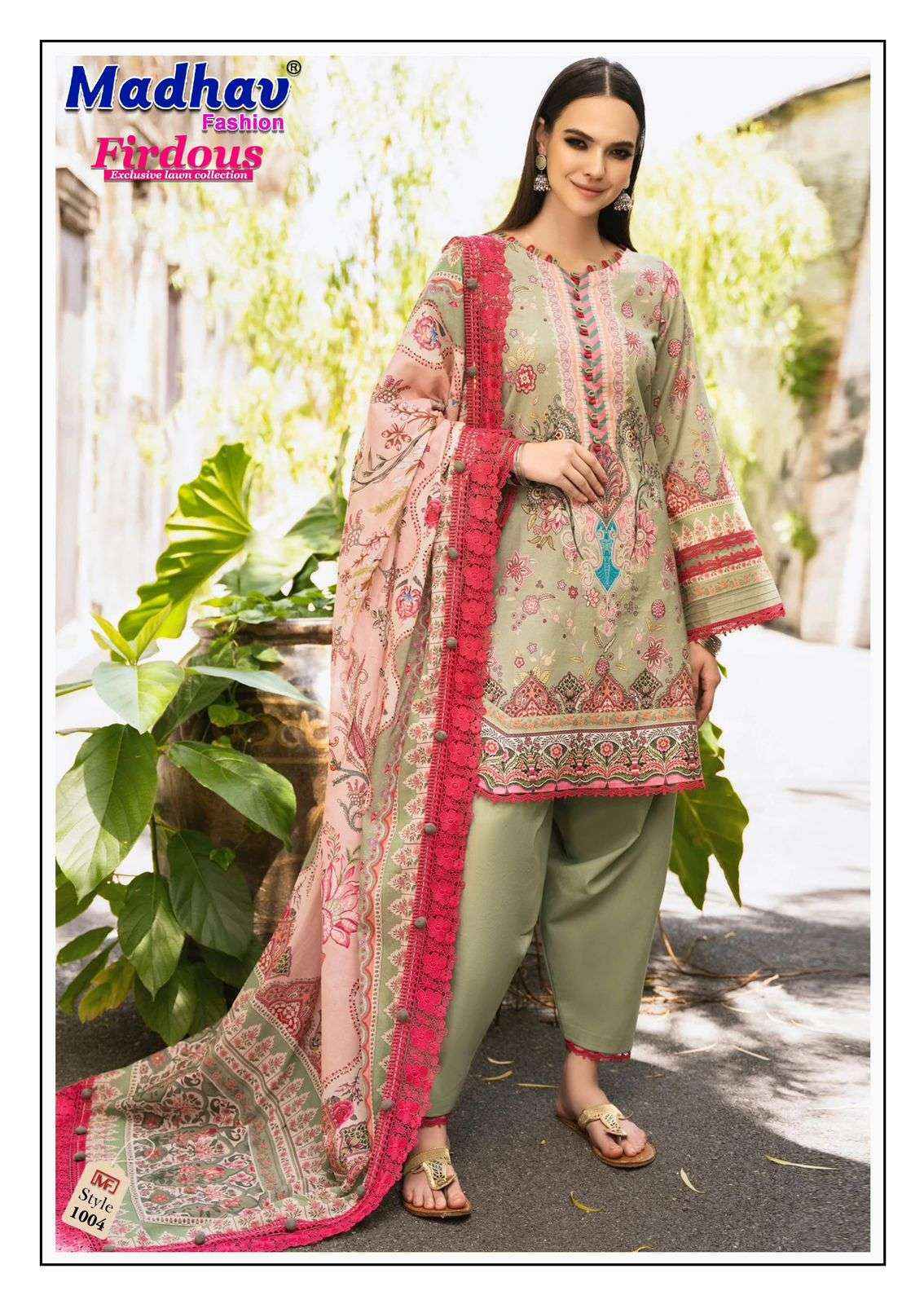 Madhav Fashion Firdous Vol-1 Cotton Dress Material (6 pcs Catalogue)