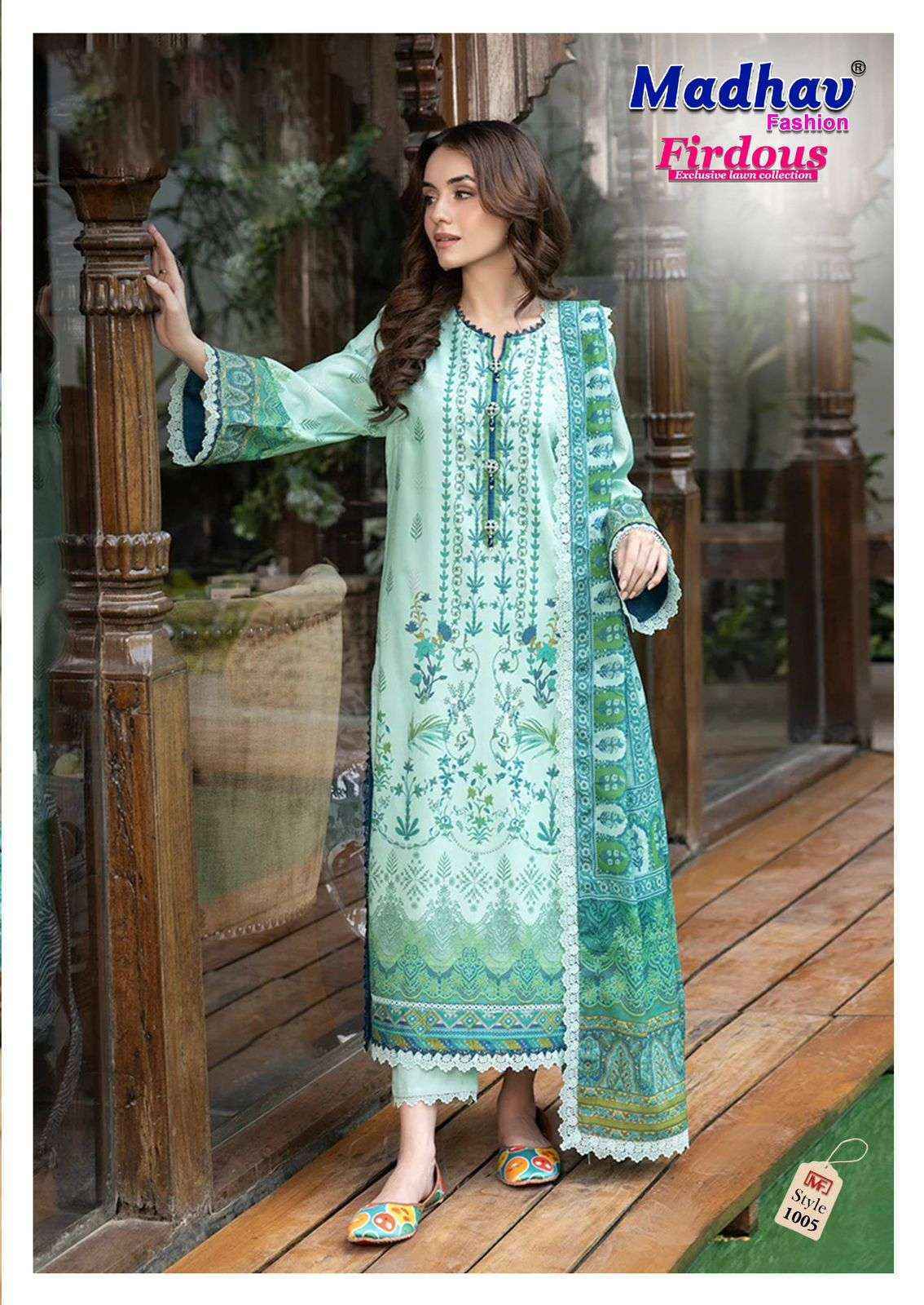 Madhav Fashion Firdous Vol-1 Cotton Dress Material (6 pcs Catalogue)