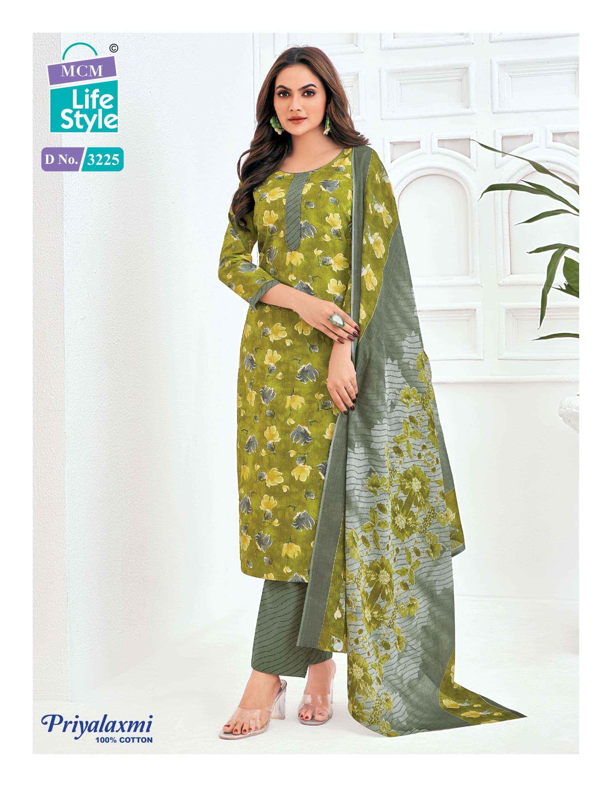 MCM Lifestyle Priyalaxmi Vol 32 Cotton Dress Material 20 pcs Catalogue