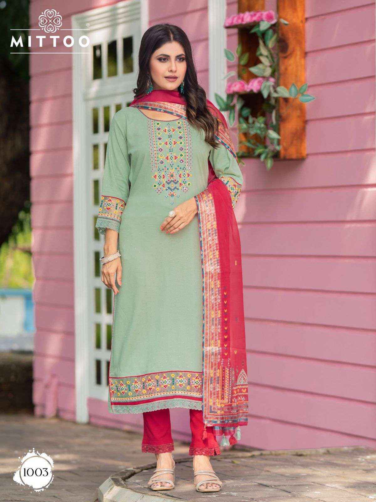 Mittoo Kaaina Rayon Kurti Combo 6 pcs Catalogue