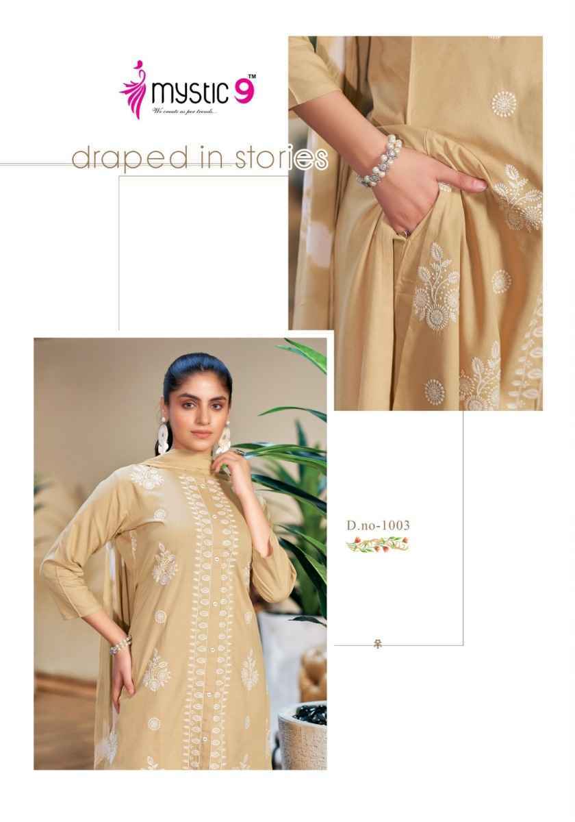 Mystic 9 Rajwadi Vol-1 Rayon Readymade Suit (8 pcs Catalogue)