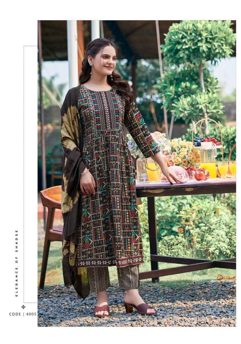 Mystic 9 Sara Vol 4 Readymade Rayon Dress 8 pcs Catalogue