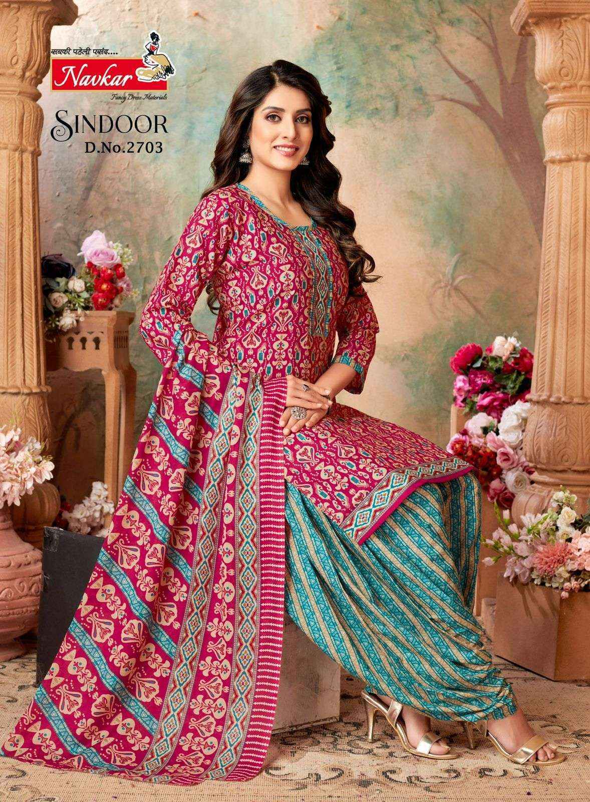 Navkar Sindoor Vol 27 Readymade Cotton Dress 16 pcs Catalogue