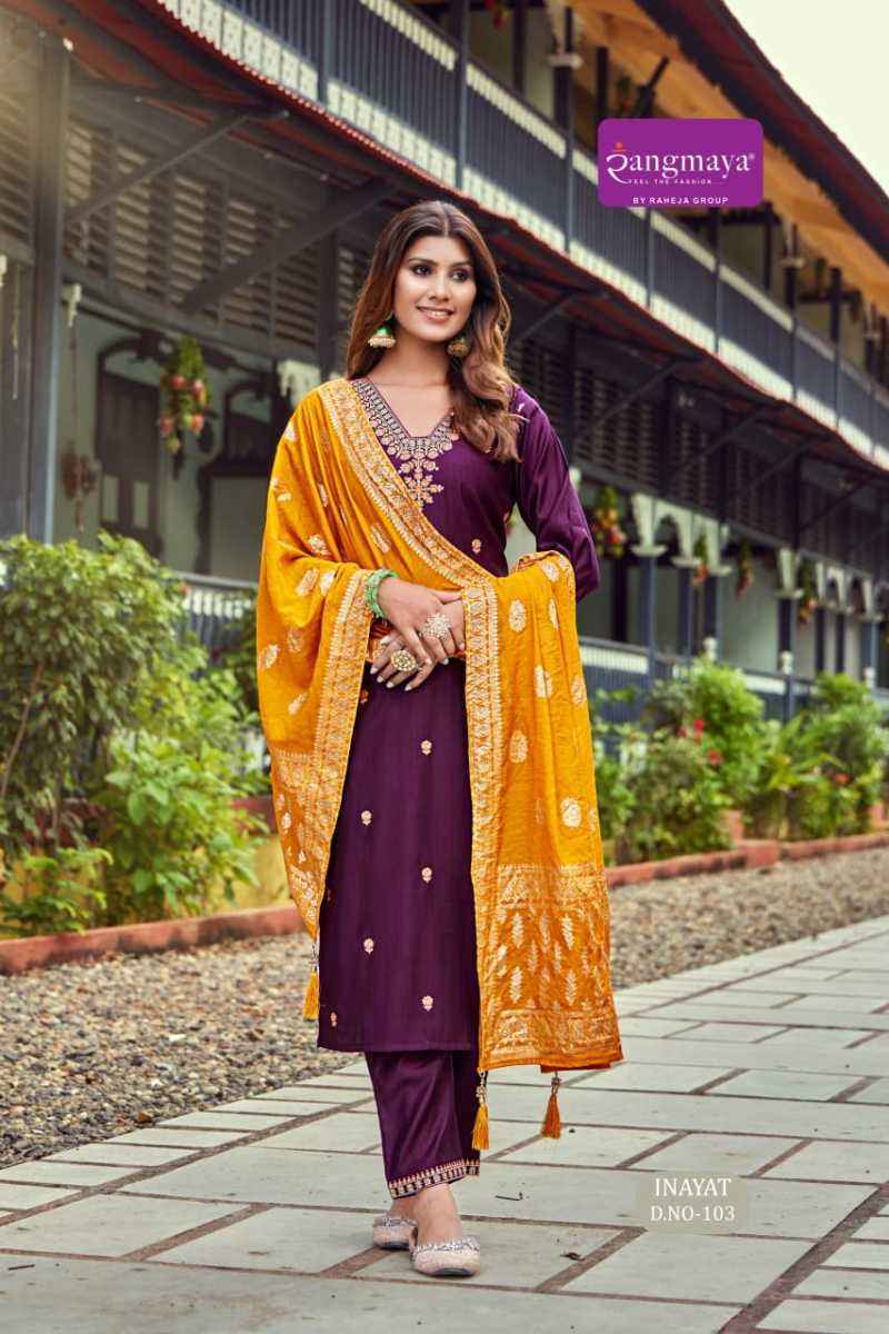 Rangmaya Inayat Vertican Readymade Suit (8 pcs Catalogue)