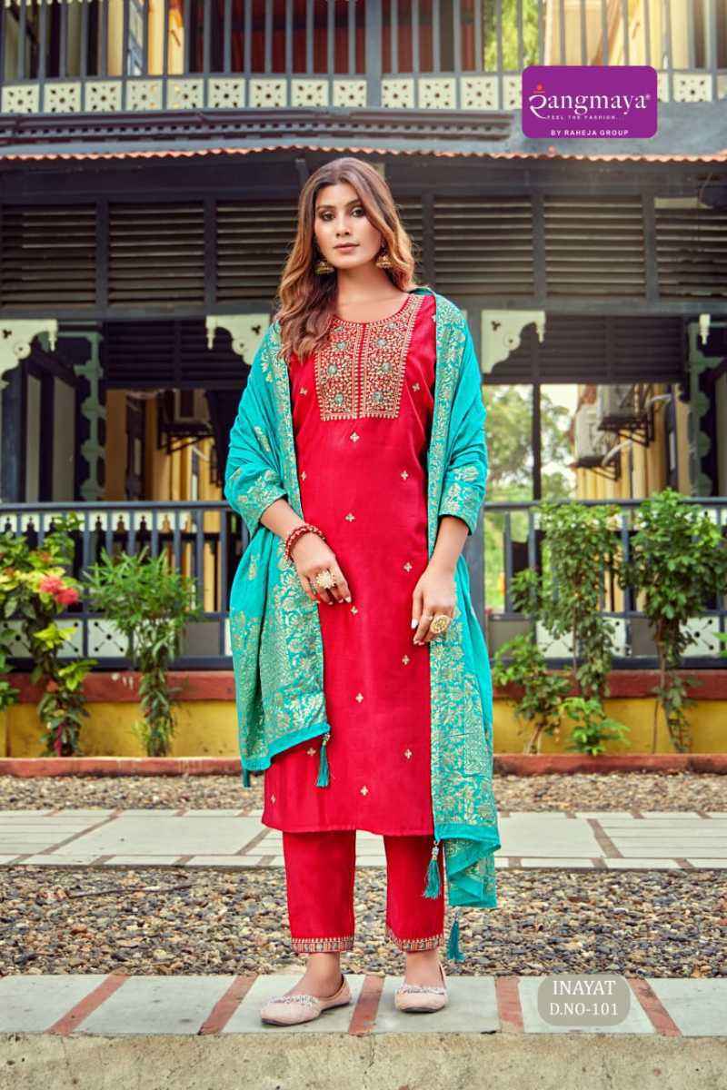 Rangmaya Inayat Vertican Readymade Suit (8 pcs Catalogue)