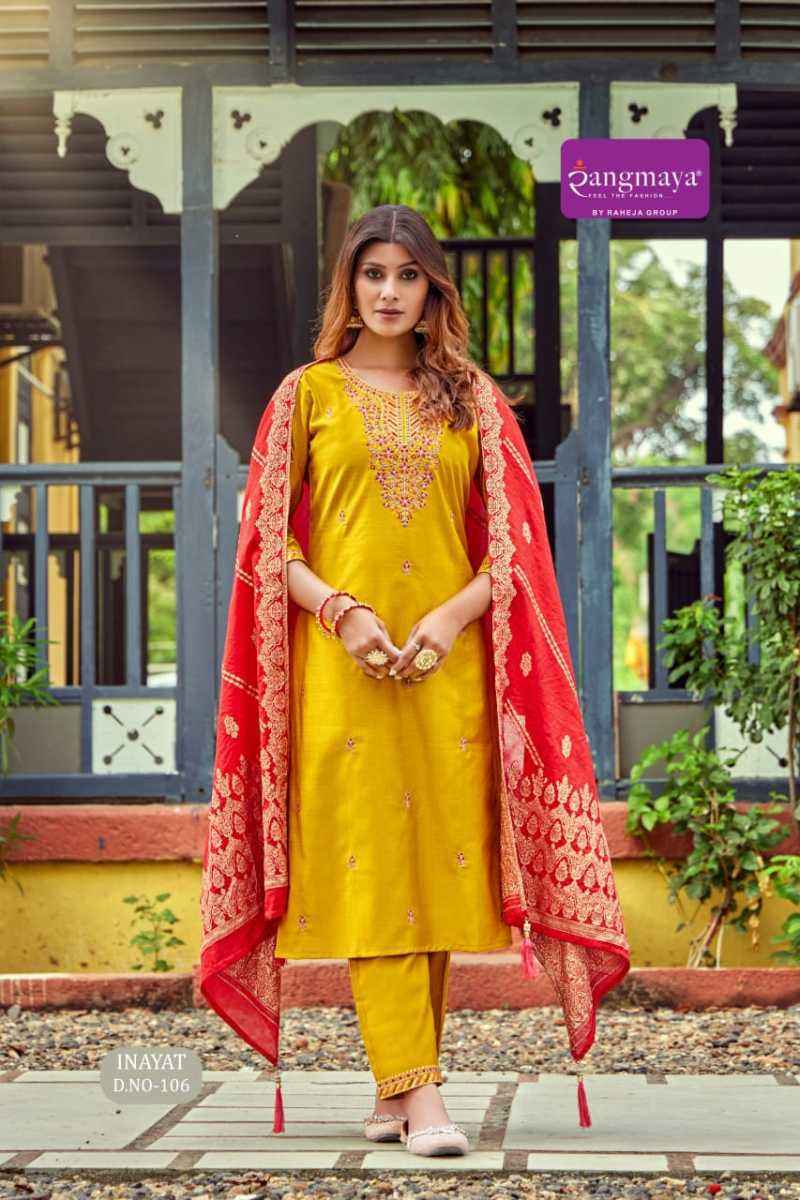 Rangmaya Inayat Vertican Readymade Suit (8 pcs Catalogue)