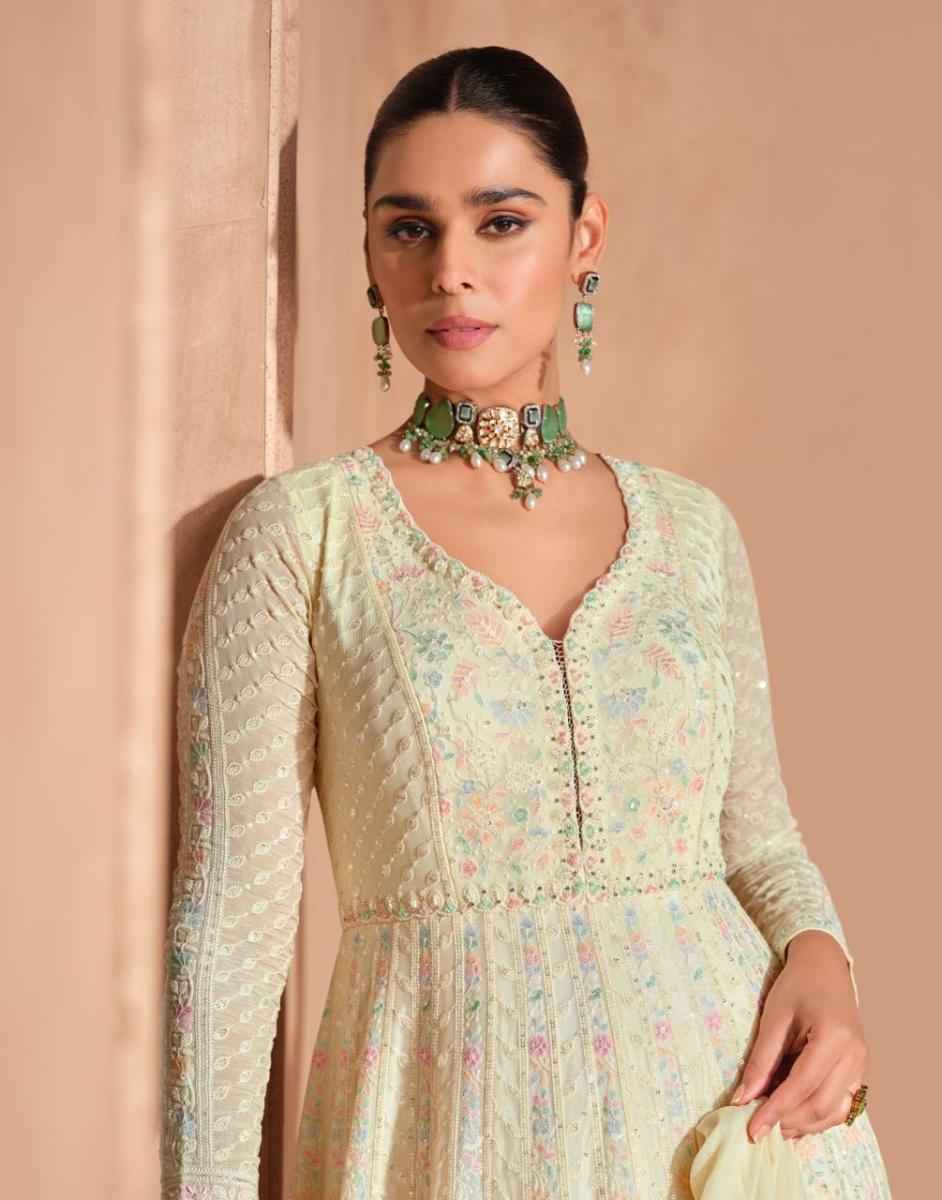 Sayuri Designer Izhar Readymade Georgette Dress (3 pcs Catalogue)