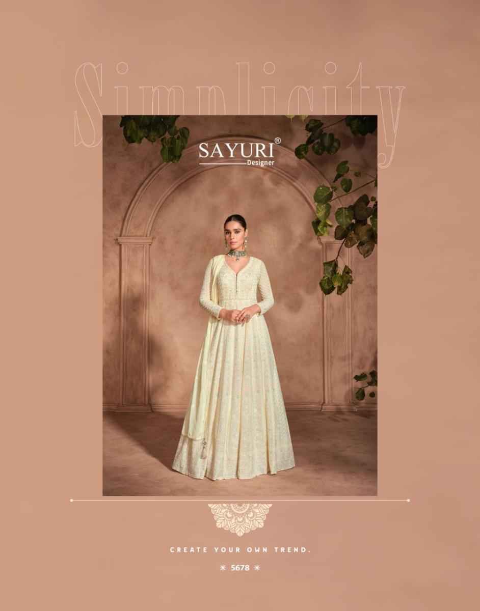 Sayuri Designer Izhar Readymade Georgette Dress (3 pcs Catalogue)