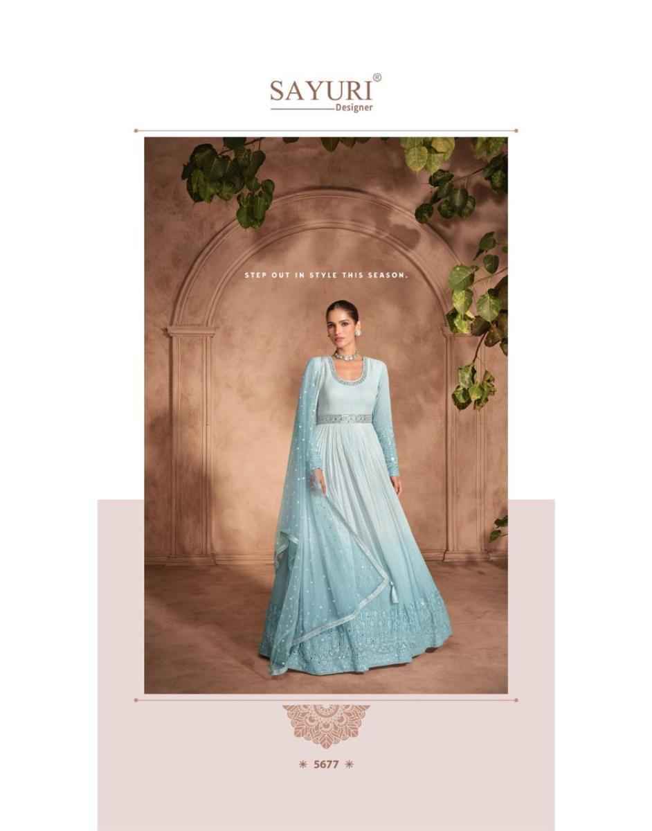 Sayuri Designer Izhar Readymade Georgette Dress (3 pcs Catalogue)