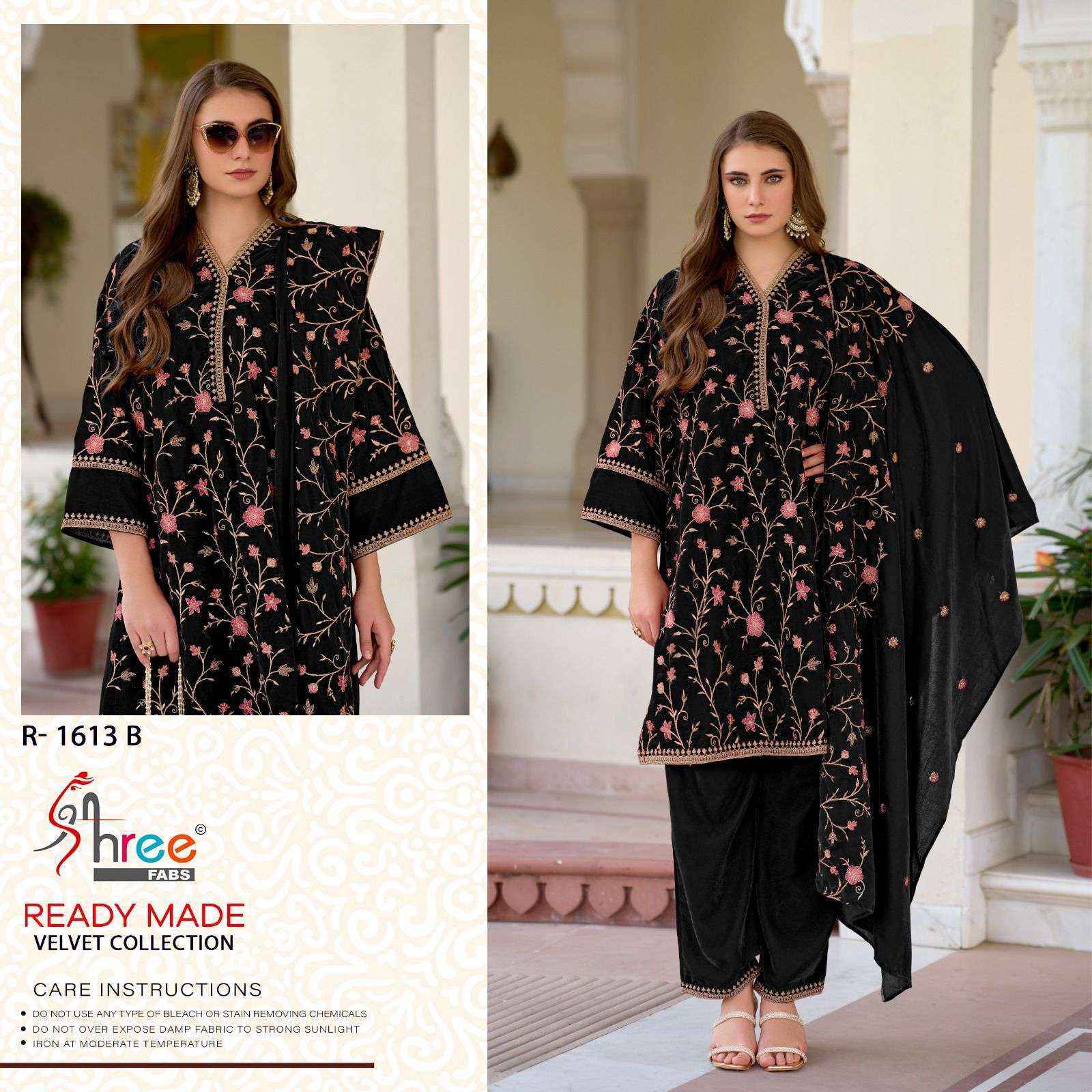 Shree Fabs R-1613 Readymade Velvet Dress Material (4 pcs Catalogue)