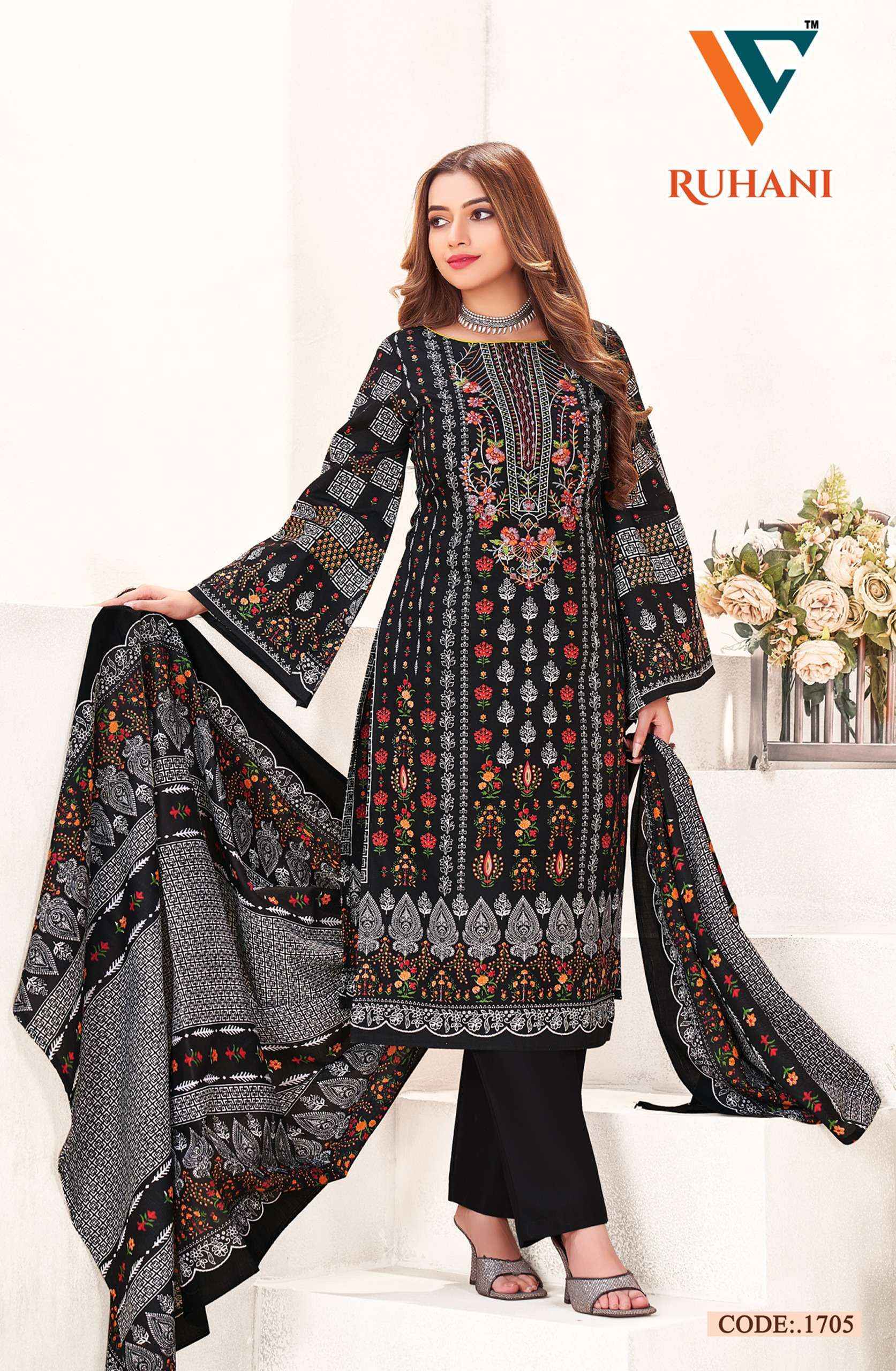 Vandana‎ Creation Ruhani Vol 17 Cotton Dress Material 8 pcs Catalogue
