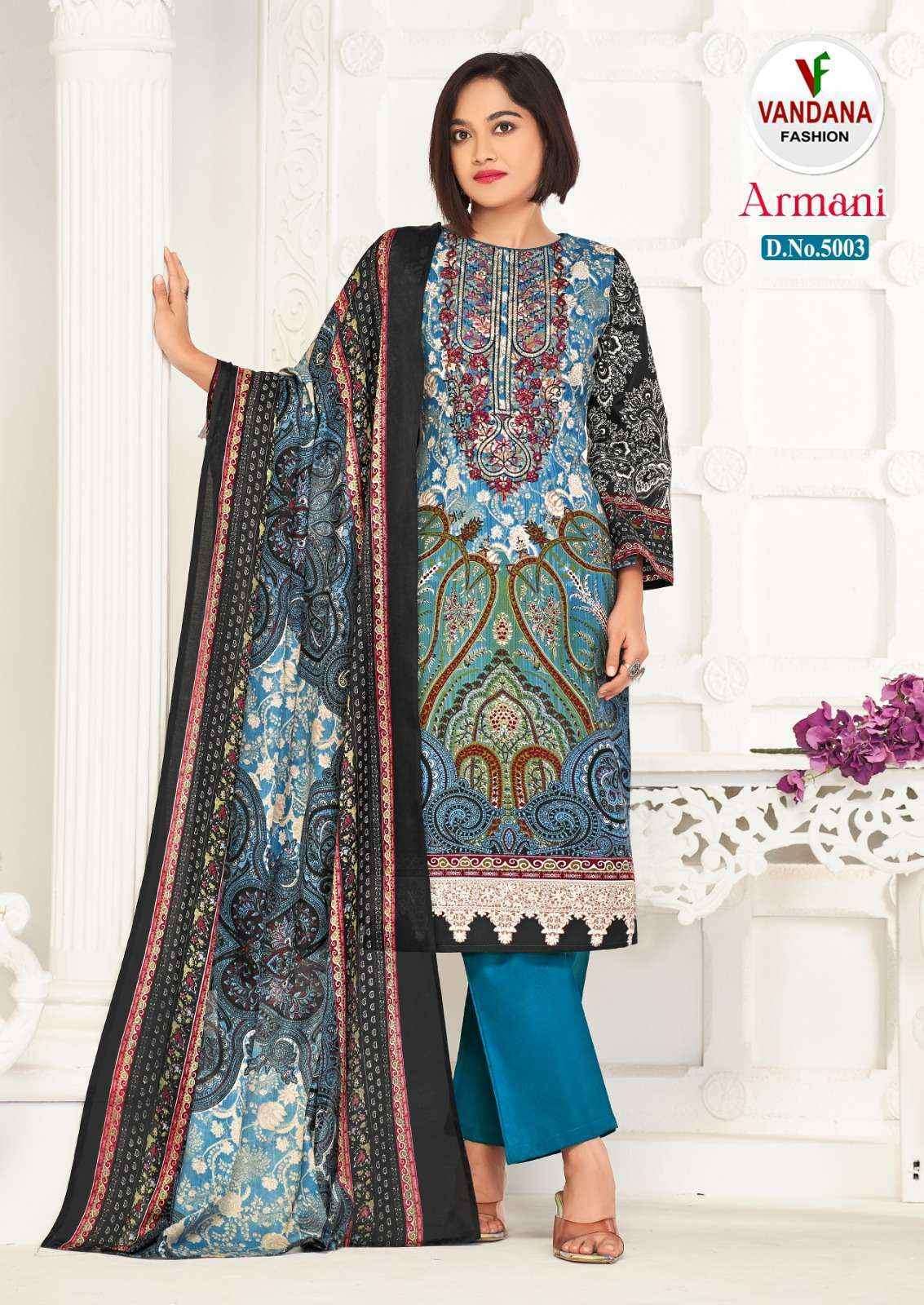 Vandana Fashion Armani Vol-5 Cotton Dress Material (8 pcs Catalogue)