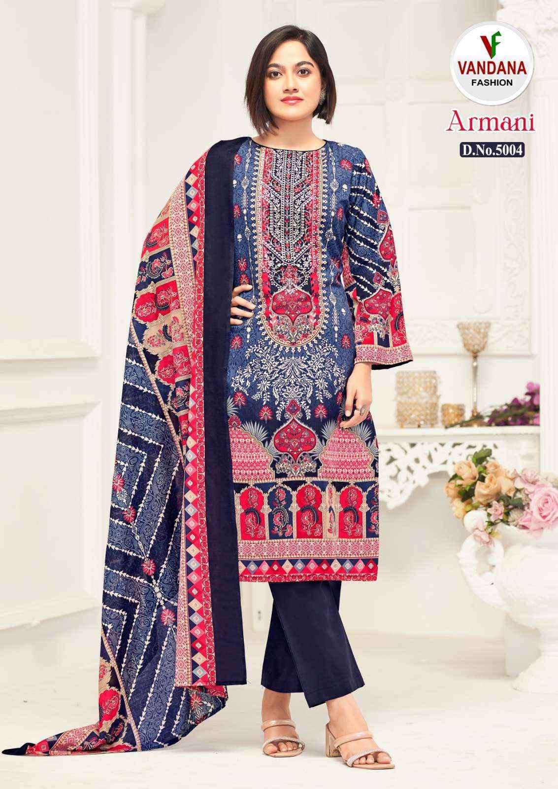 Vandana Fashion Armani Vol-5 Cotton Dress Material (8 pcs Catalogue)