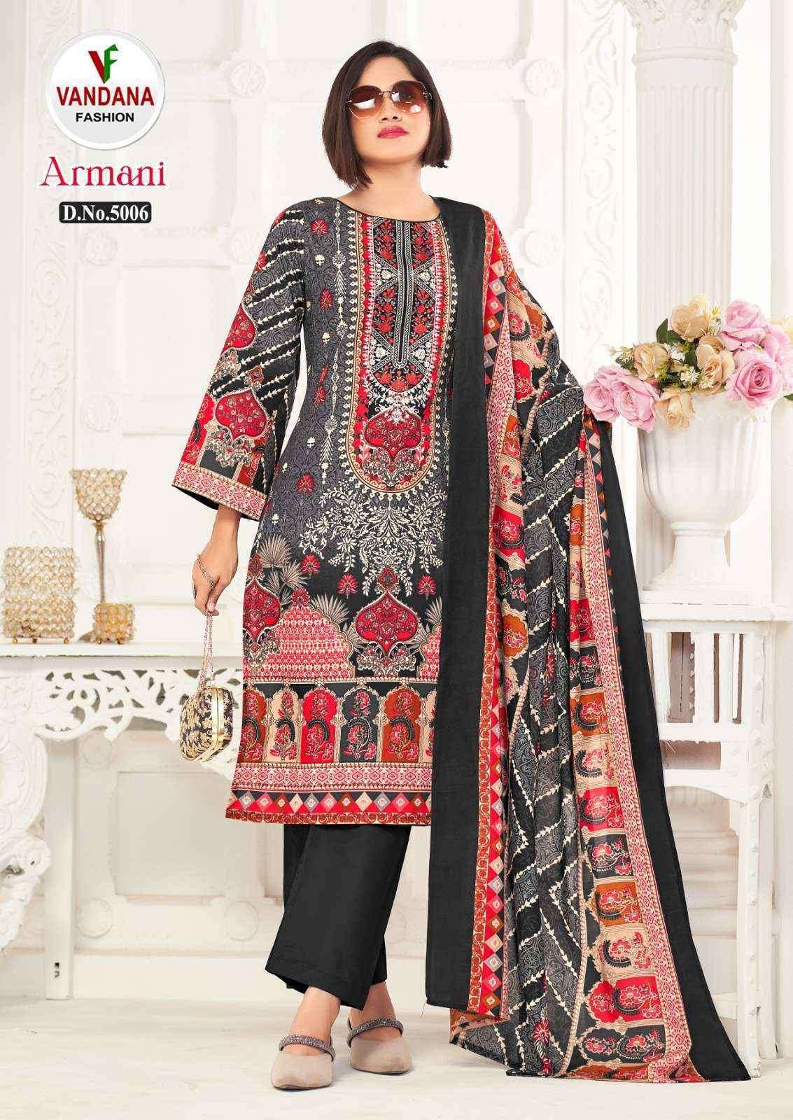 Vandana Fashion Armani Vol-5 Cotton Dress Material (8 pcs Catalogue)