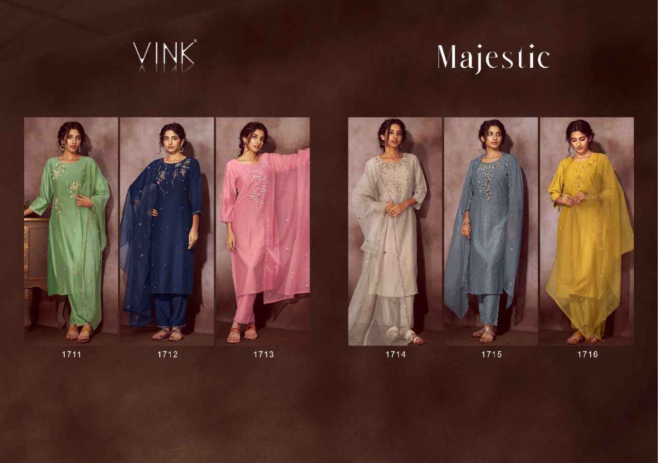 VINK Majestic Viscouse Kurti Combo 6 pcs Catalogue