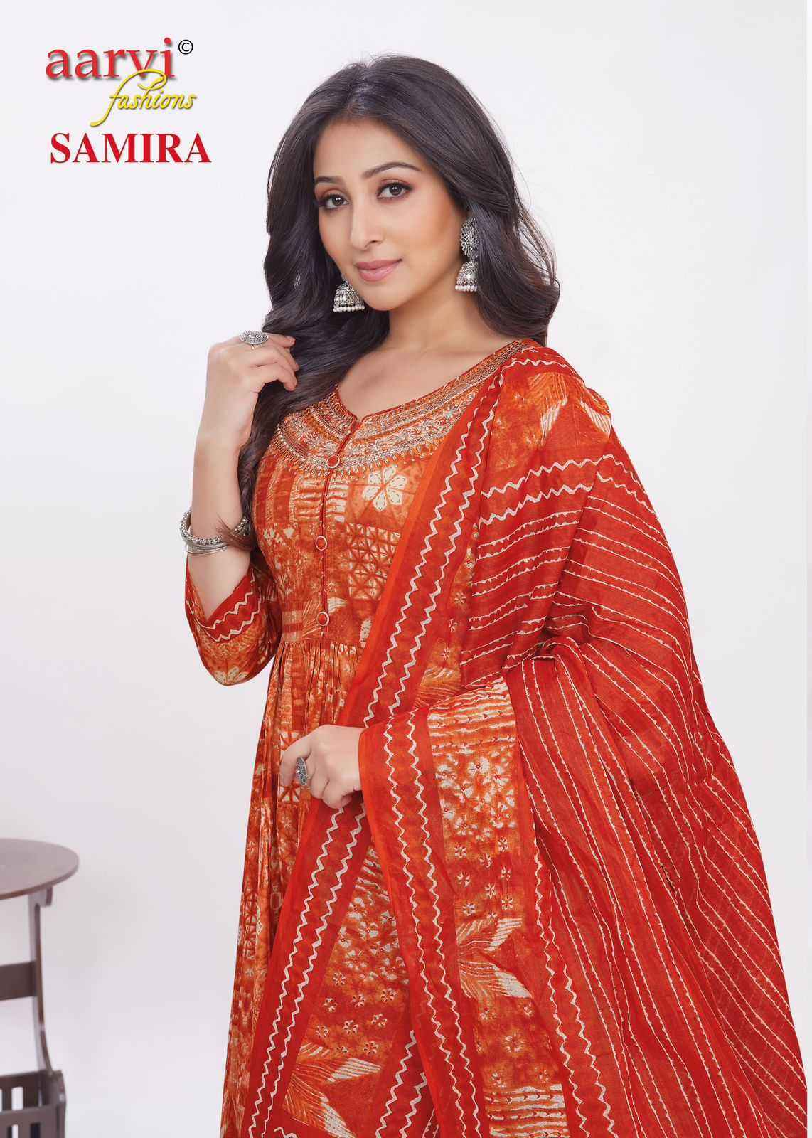 Aarvi Fashion Samira Vol-2 Fancy Readymade Suit (8 pcs Catalogue)