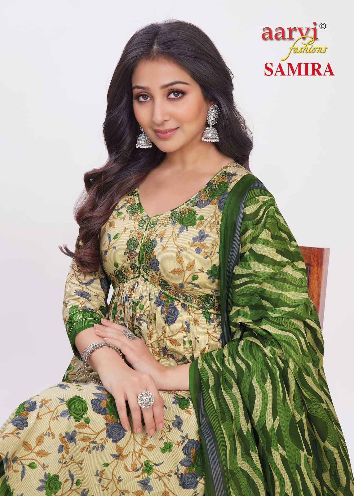Aarvi Fashion Samira Vol-2 Fancy Readymade Suit (8 pcs Catalogue)