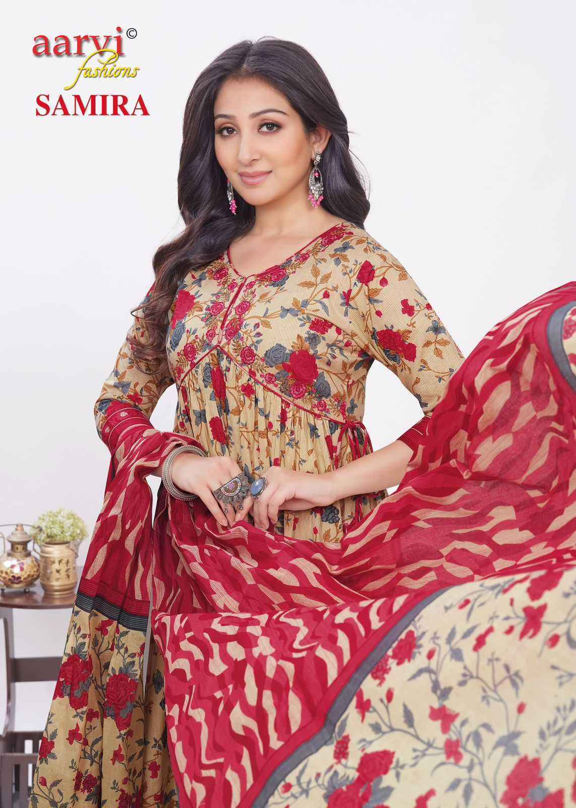 Aarvi Fashion Samira Vol-2 Fancy Readymade Suit (8 pcs Catalogue)