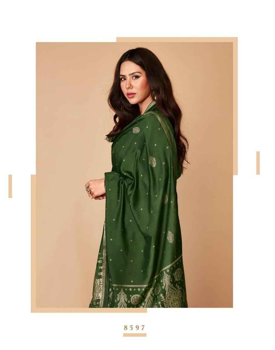 Aashirwad Mor Bagh Saaras Silk Dress Material (6 pcs Catalogue)