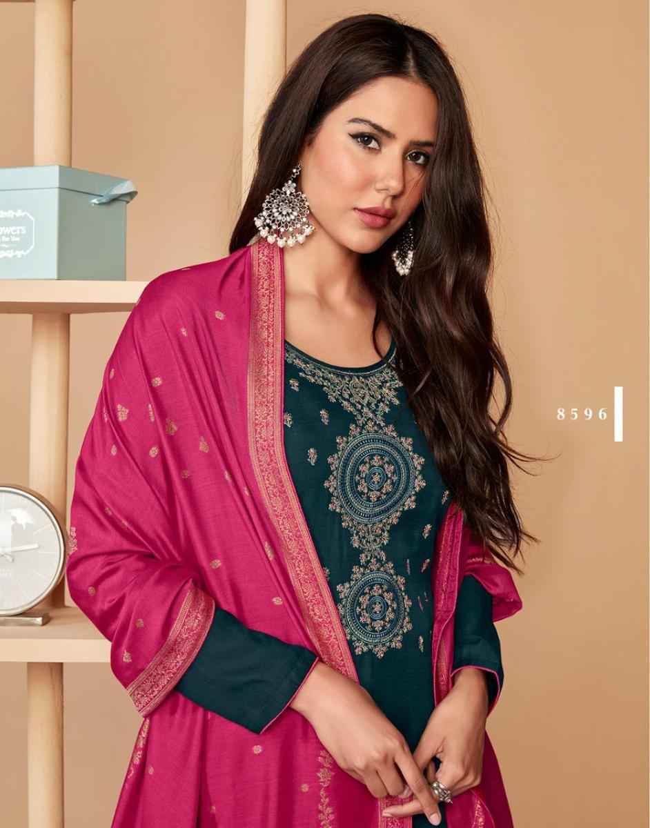 Aashirwad Mor Bagh Saaras Silk Dress Material (6 pcs Catalogue)