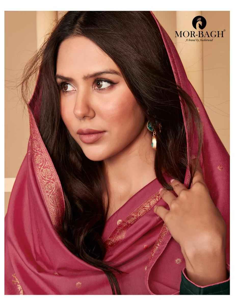 Aashirwad Mor Bagh Saaras Silk Dress Material (6 pcs Catalogue)