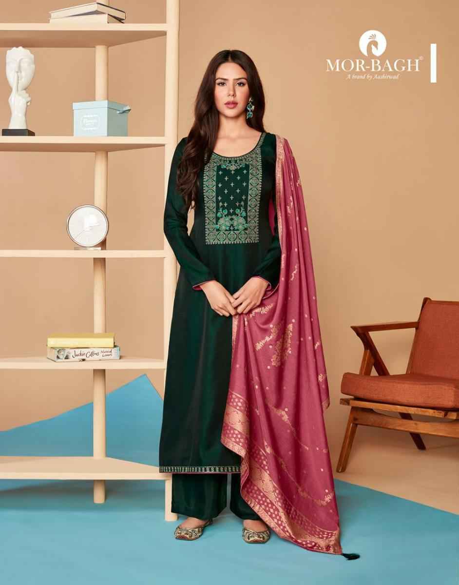 Aashirwad Mor Bagh Saaras Silk Dress Material (6 pcs Catalogue)