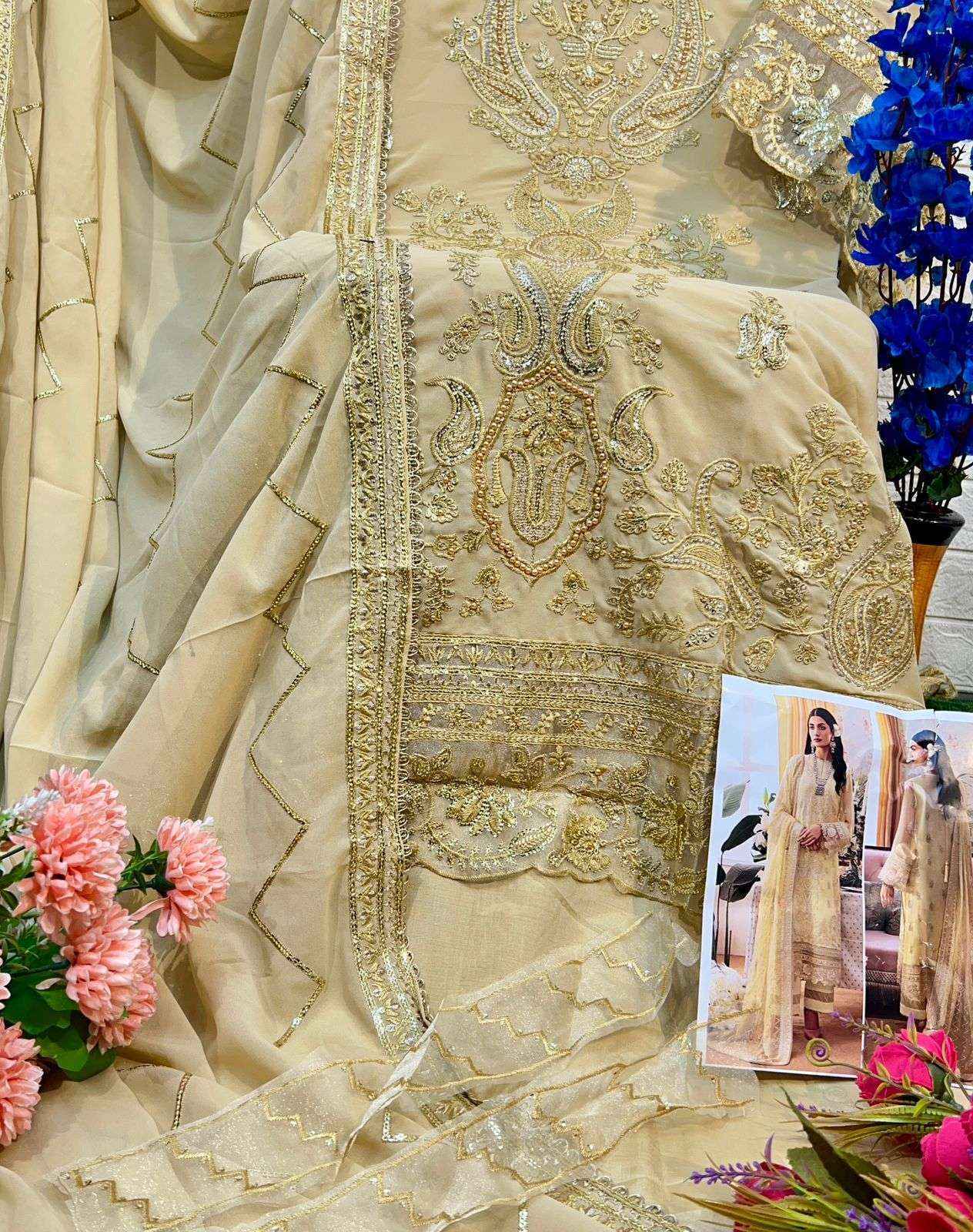 AL Khushbu Afifa Vol-2 Georgette Dress Material (3 pcs Catalogue)