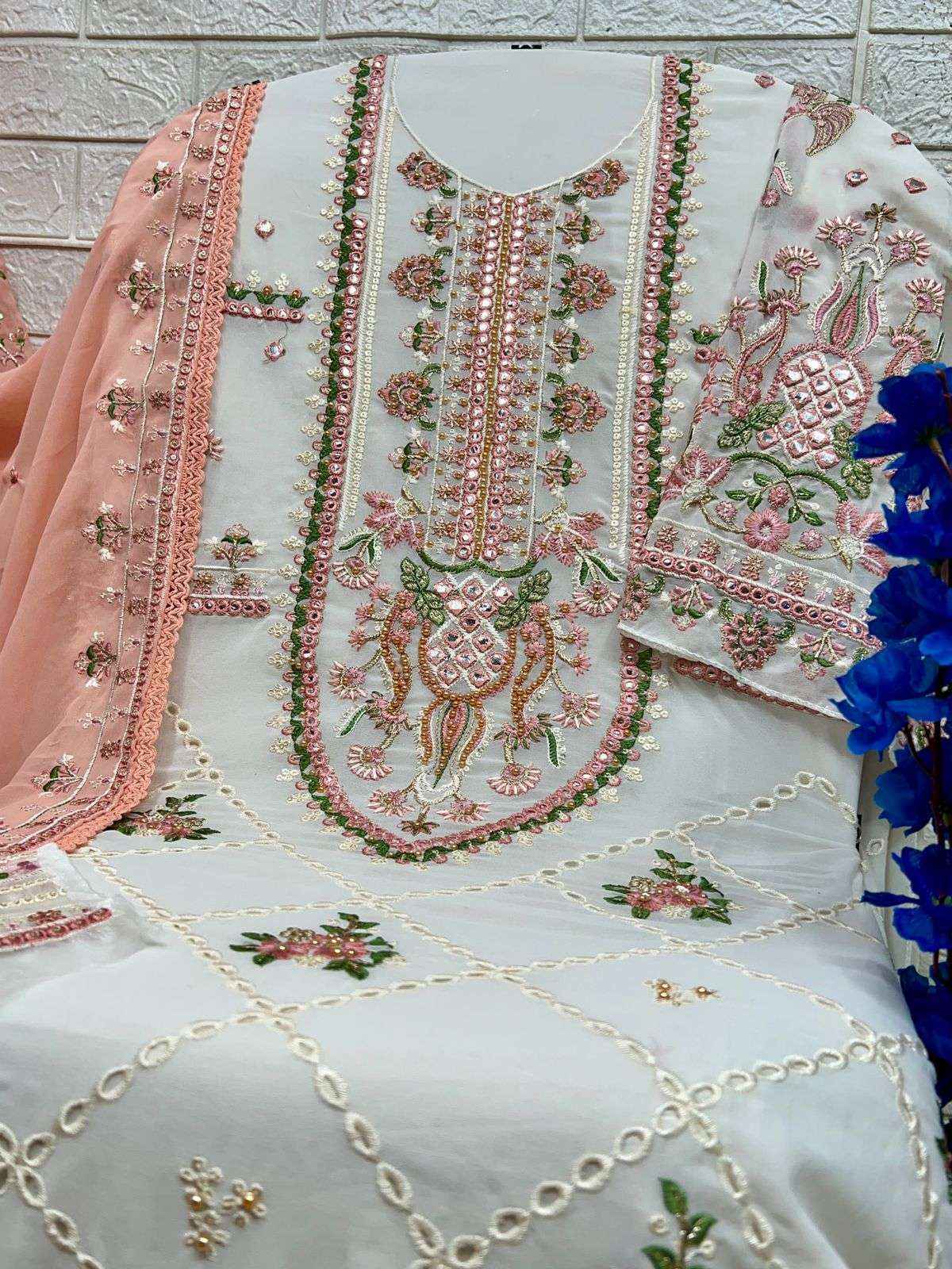 AL Khushbu DNO-6024 Georgette Dress Material (3 pcs Catalogue)
