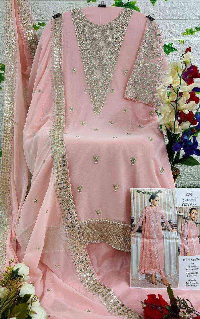 Al Khushbu Fiza Vol-1 Georgette Dress Material (3 pcs Catalogue)