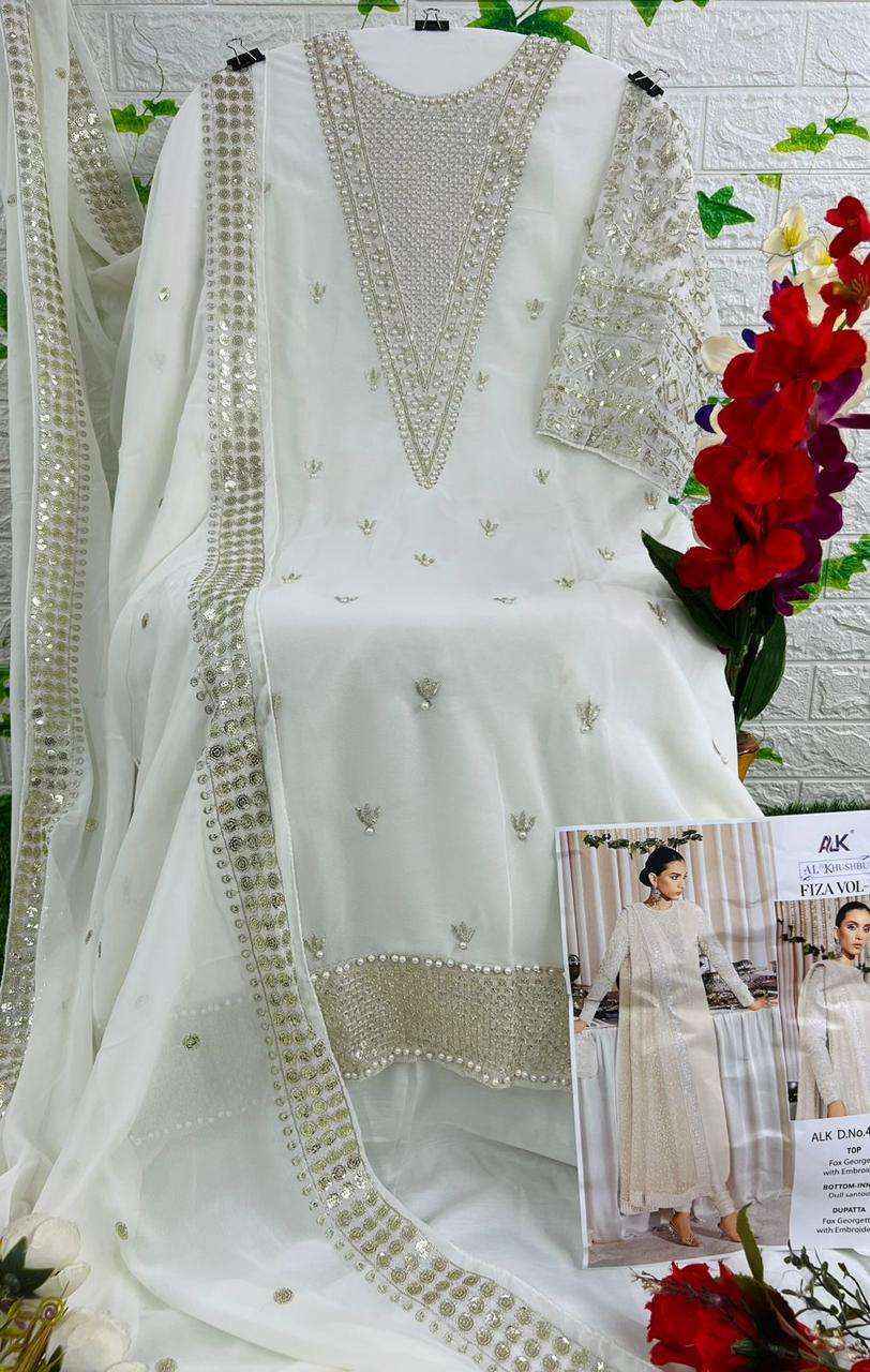 Al Khushbu Fiza Vol-1 Georgette Dress Material (3 pcs Catalogue)