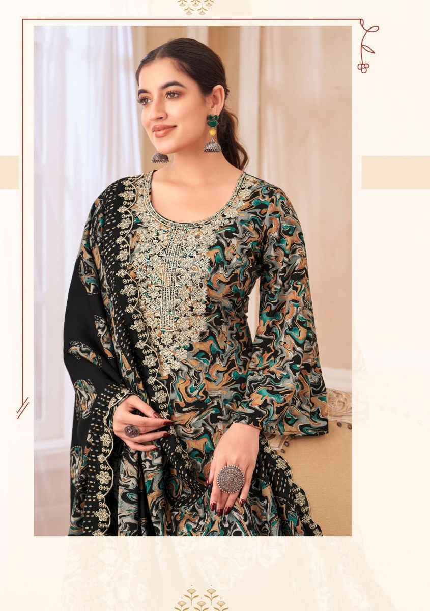 Alok Black Diamond Edition-3 Rayon Dress Material (8 pcs Catalogue)