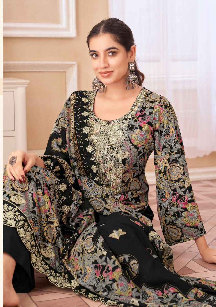 Alok Black Diamond Edition-3 Rayon Dress Material (8 pcs Catalogue)