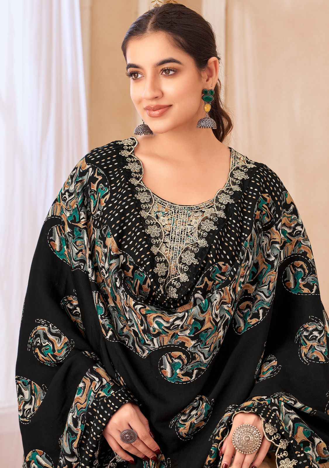 Alok Black Diamond Edition-3 Rayon Dress Material (8 pcs Catalogue)