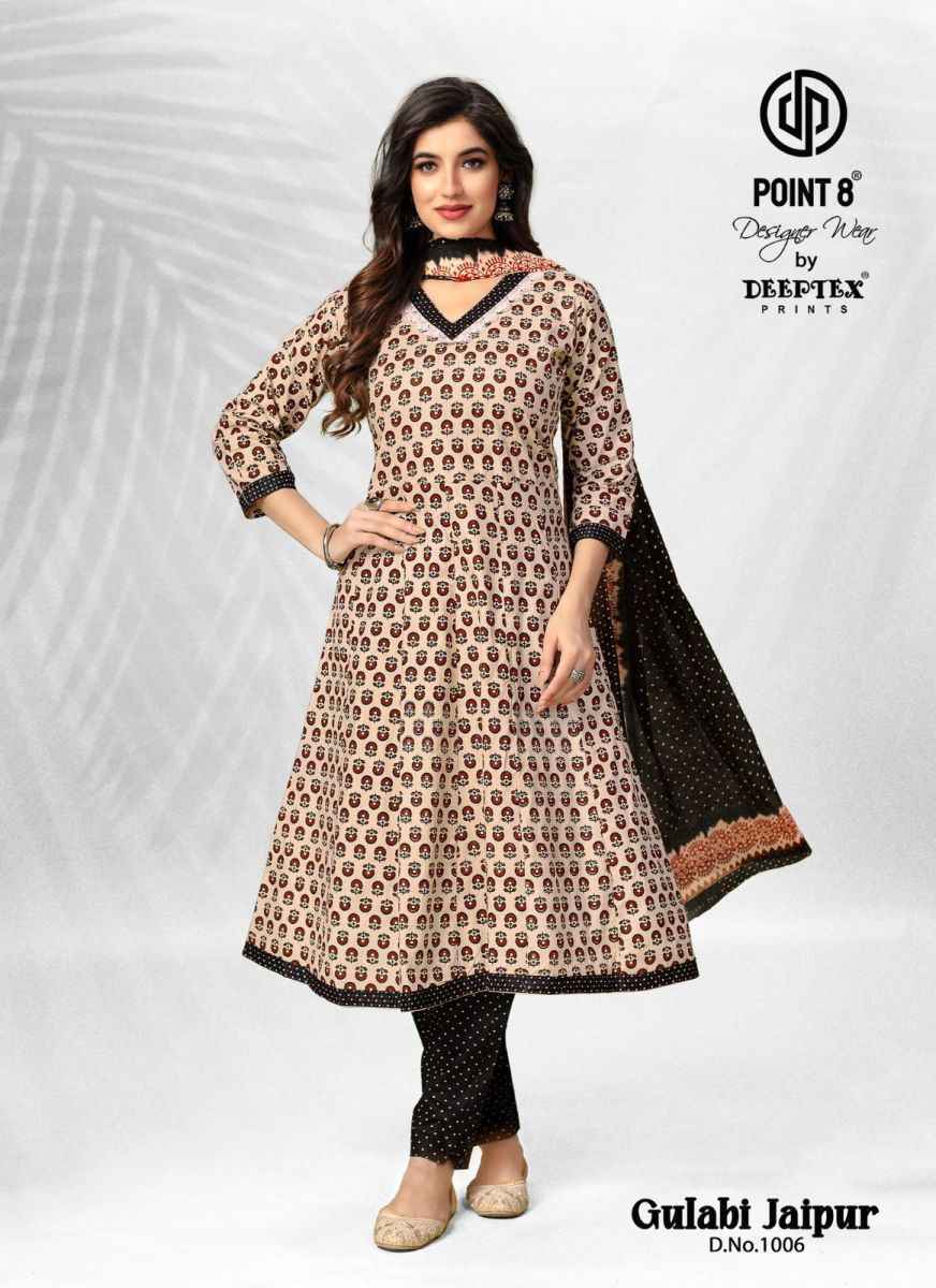 Deeptex Gulabi Jaipur Cotton Readymade Dress (8 pcs Catalogue)