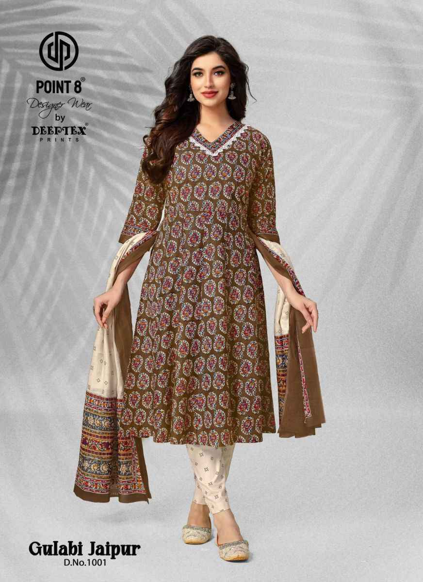 Deeptex Gulabi Jaipur Cotton Readymade Dress (8 pcs Catalogue)