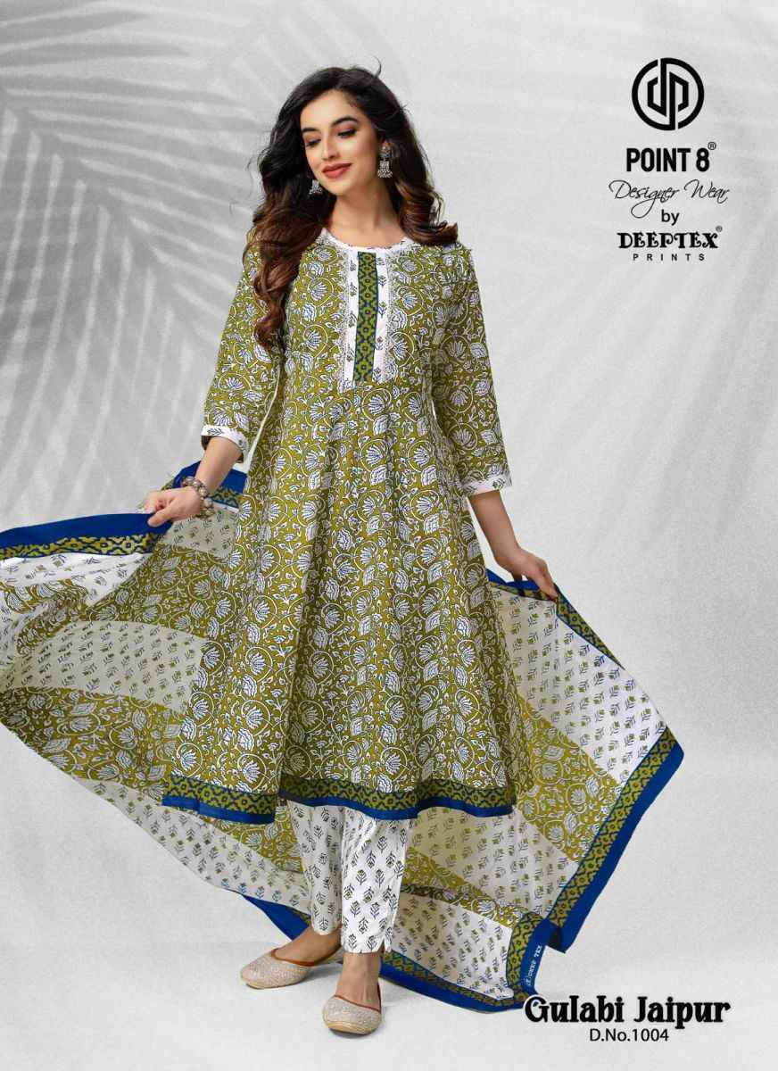 Deeptex Gulabi Jaipur Cotton Readymade Dress (8 pcs Catalogue)