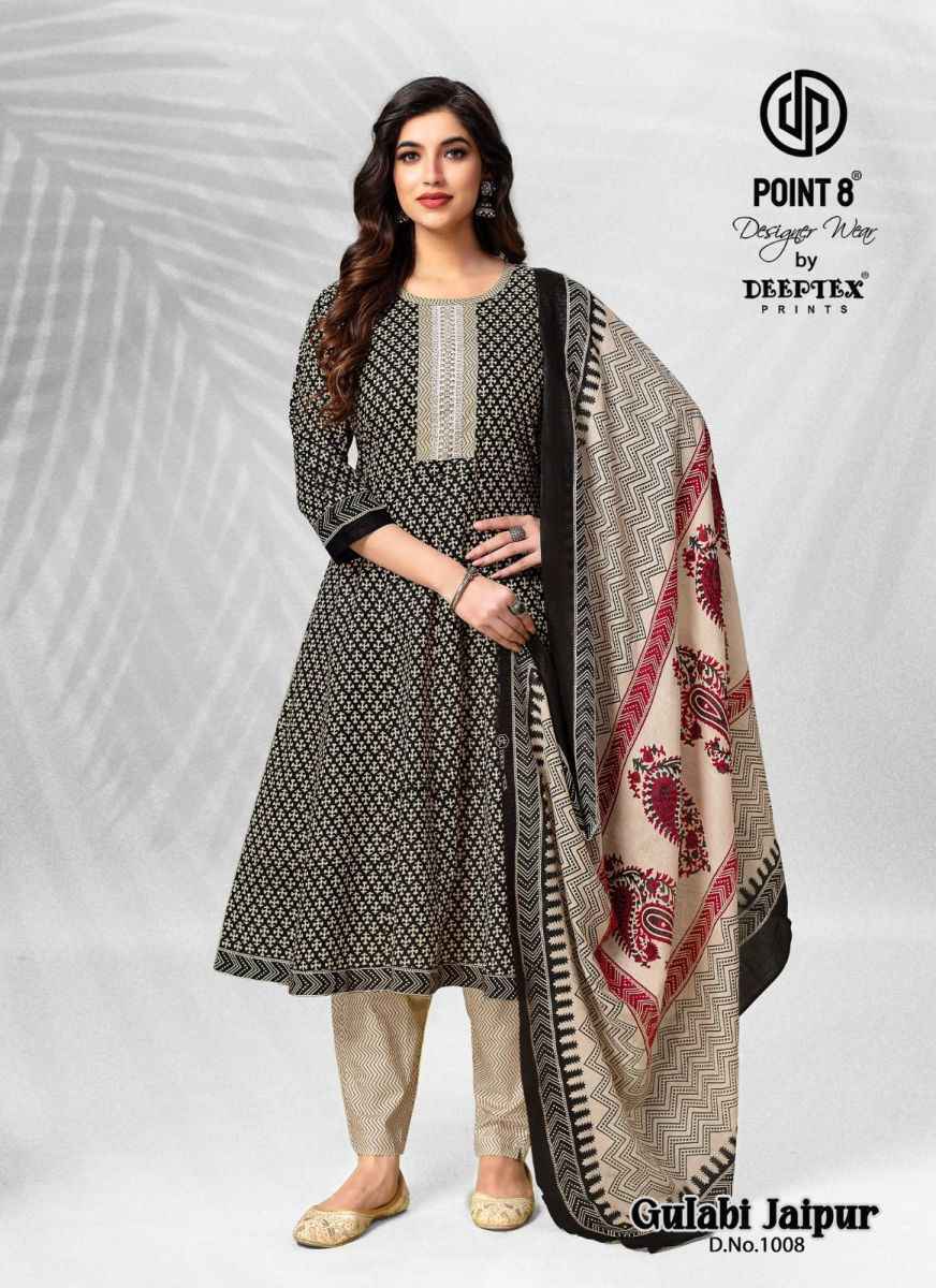 Deeptex Gulabi Jaipur Cotton Readymade Dress (8 pcs Catalogue)