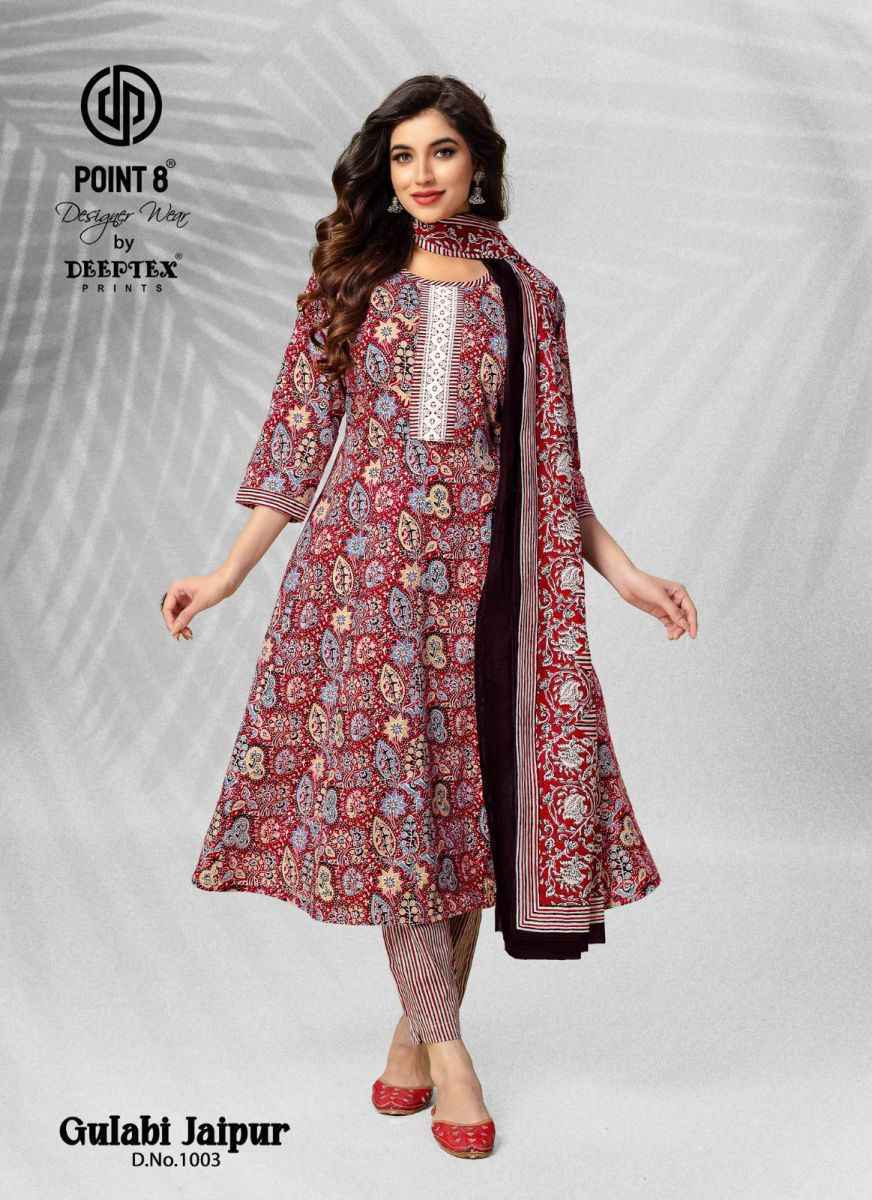 Deeptex Gulabi Jaipur Cotton Readymade Dress (8 pcs Catalogue)